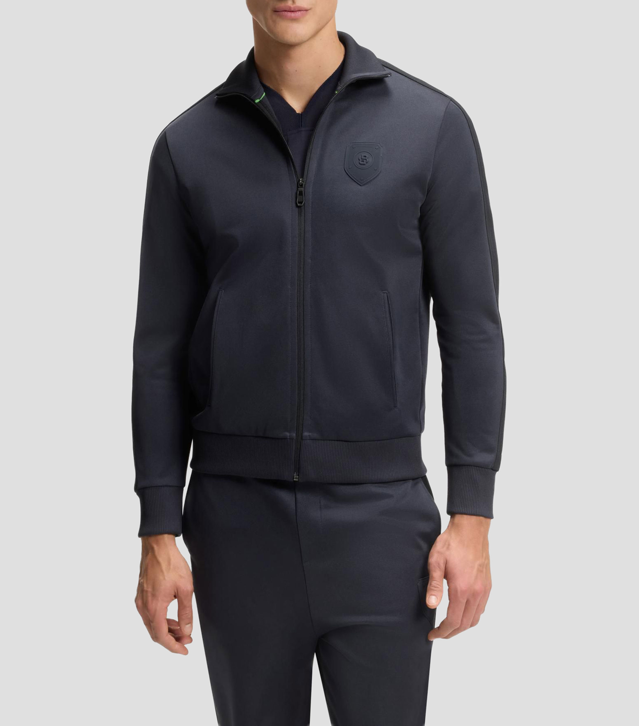 Sudadera BOSS relaxed fit con escudo con logo Hombre